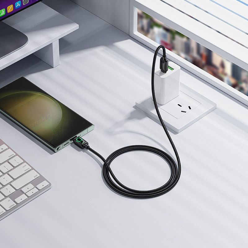 Καλώδιο USB-C σε USB-C Hoco 3A 60W 1,2m U146 μαύρο - Image 8