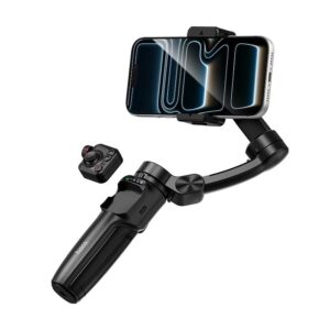 Hoco Gimbal με 3-άξονη σταθεροποίηση και ασύρματο χειριστήριο K91 μαύρο
