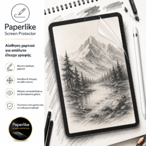 Μεμβράνη Προστασίας Γραφής Matte Hydrogel για Tablet iPad Pro M5 11" 8th Gen