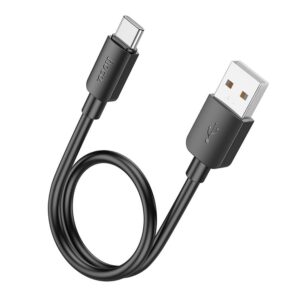 Hoco Καλώδιο USB A σε USB C PD 2,4A 27W 0,25m X96 μαύρο