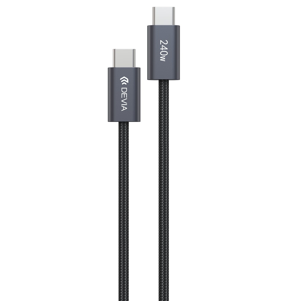 Devia cable Extreme EC652 PD USB-C – USB-C 2,0m 240W black - Image 3