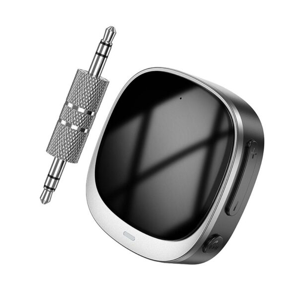 Adapter AUX Bluetooth Jack 3,5 mm Hoco με οθόνη E80 μαύρο - Image 5