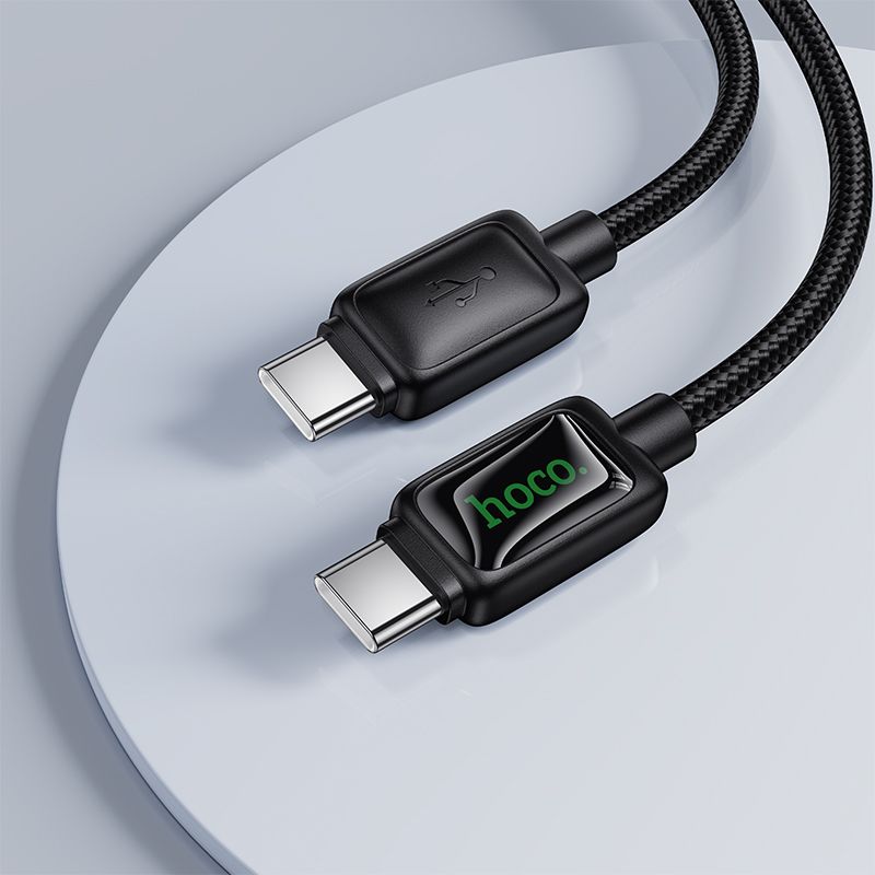 Καλώδιο USB-C σε USB-C Hoco 3A 60W 1,2m U146 μαύρο - Image 9
