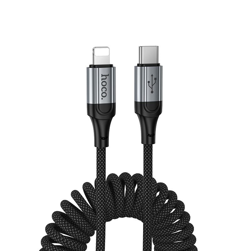Καλώδιο USB-C σε Lightning Hoco PD 2,4A 1,5m X121 μαύρο