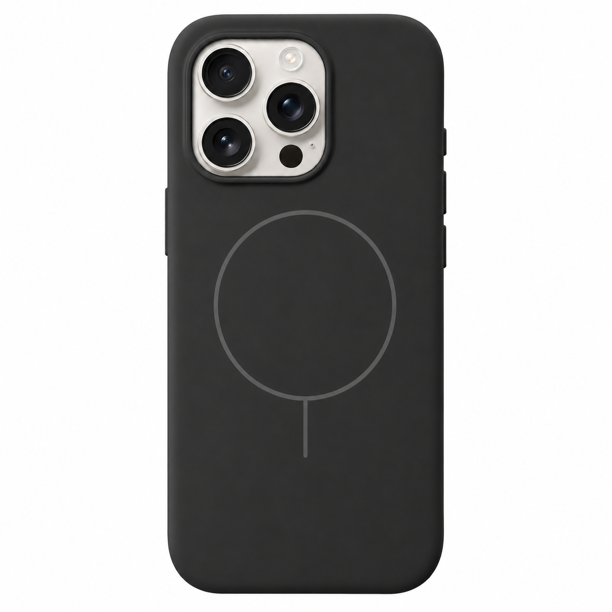 Θήκη Soft Touch Mag Case Magnetic 1,5mm MobiCase για iPhone 15 Pro Μαύρη