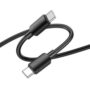 Hoco X96 καλώδιο Type C σε Type C PD 3A 60W 1m μαύρο