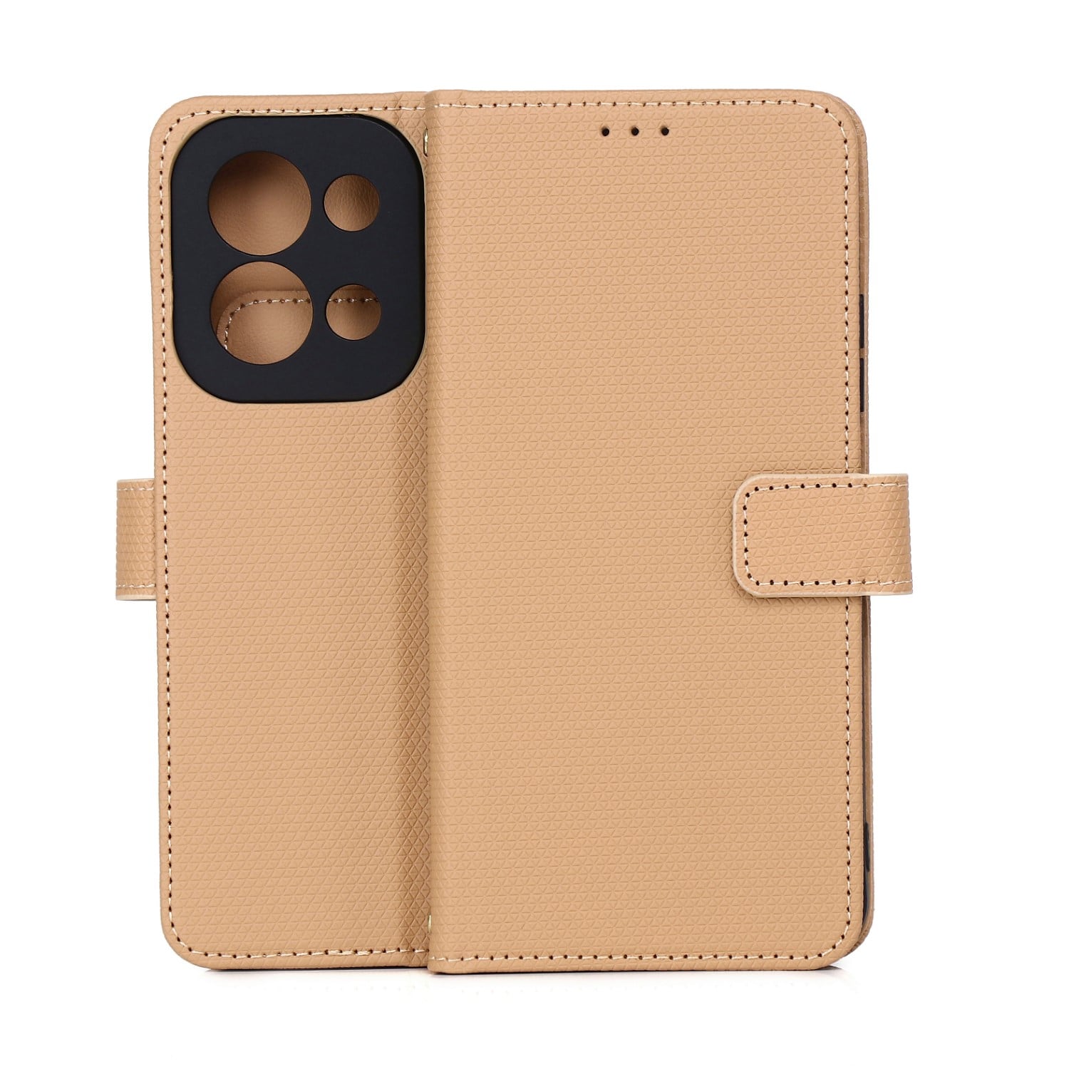 Book Triangle case for Xiaomi Redmi 15C 4G EU / 15C 5G EU (173.16 x 81.06 x 8.2 mm) brown