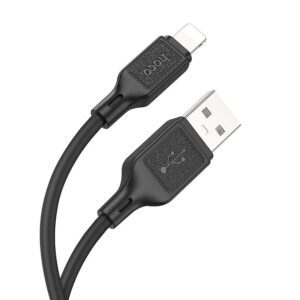 Hoco X90 καλώδιο USB A σε Lightning 2,4A 1m μαύρο