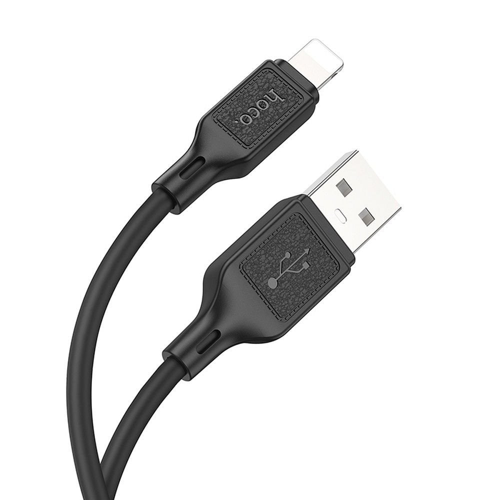 Hoco X90 καλώδιο USB A σε Lightning 2,4A 1m μαύρο