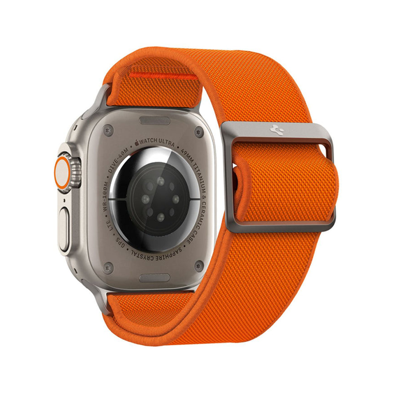 Spigen Λουράκι Apple Watch 8/9/10/11 - SE (1/2/3) - Ultra (1/2/3) – 44/45/46/49mm Fit Lite Ultra - Orange