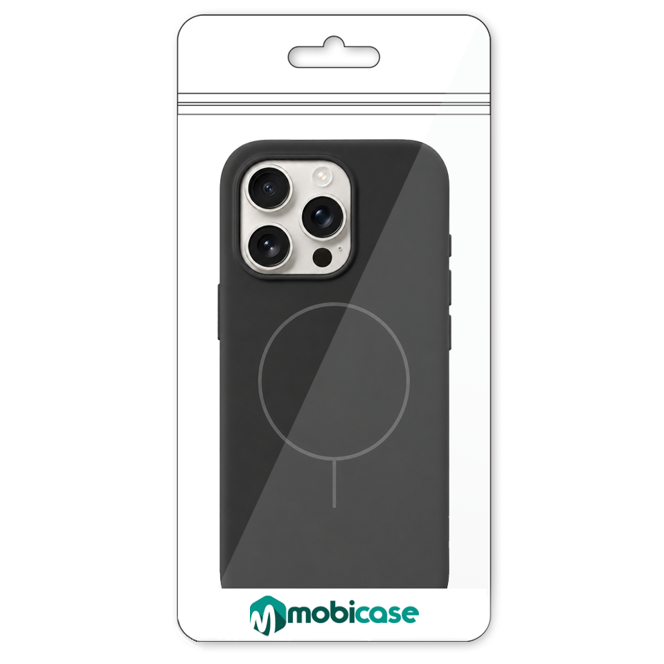 Θήκη Soft Touch MagSafe Magnetic 2mm MobiCase για iPhone 17 Μαύρη Magsafe - Image 2