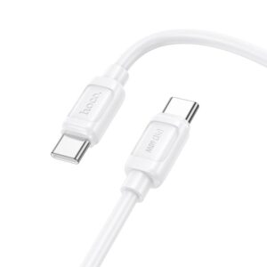 Καλώδιο USB-C σε USB-C Hoco PD 5A 240W 1m X115 λευκό