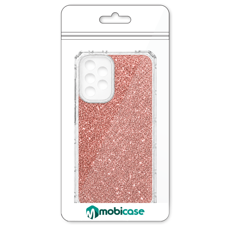 Θήκη Glitter 3in1 για Samsung Galaxy A13 4G Ροζ-Χρυσό - Image 2