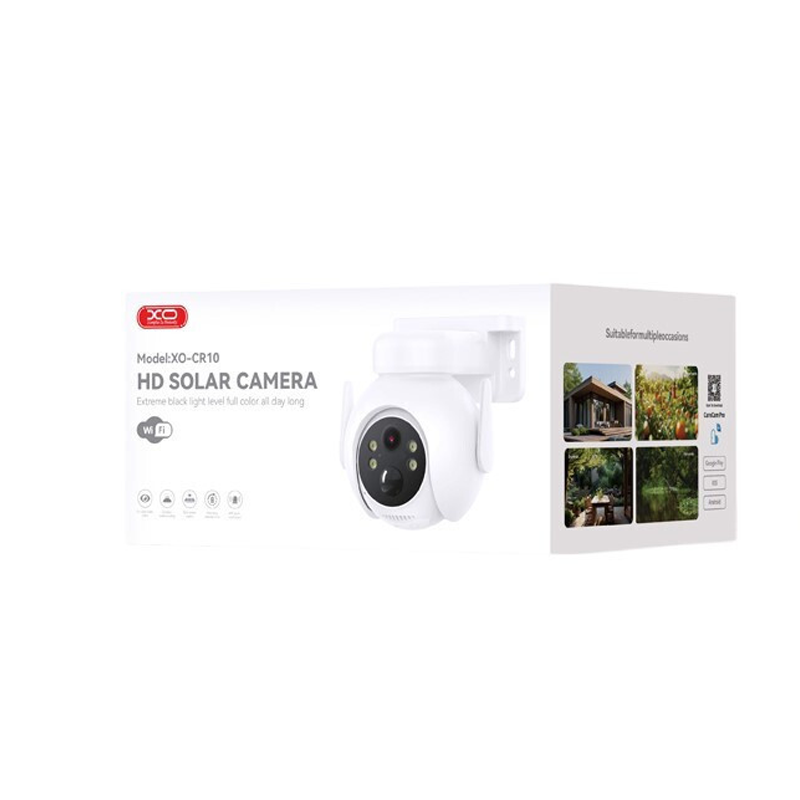 XO Camera CR10 WiFi IP Solar Powered 2K με Μπαταρία 7800mAh - Image 2