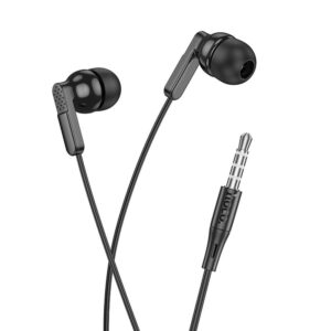 HOCO M121 ενσύρματα ακουστικά in-ear με μικρόφωνο 3,5mm Jack μαύρα