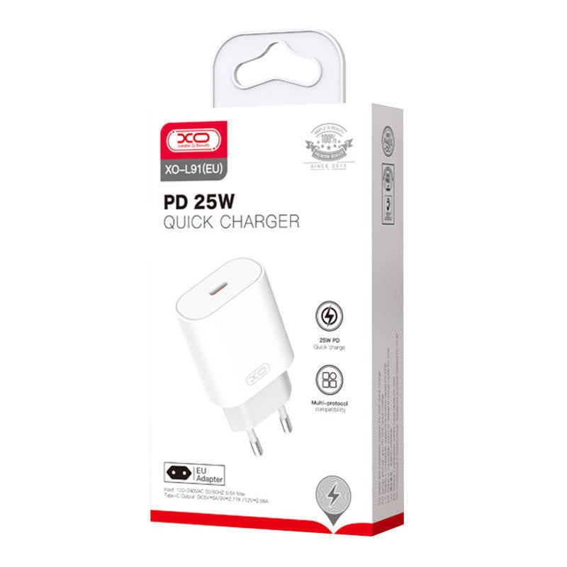 XO 220V 25W, USB-C, white – L91 - Image 2