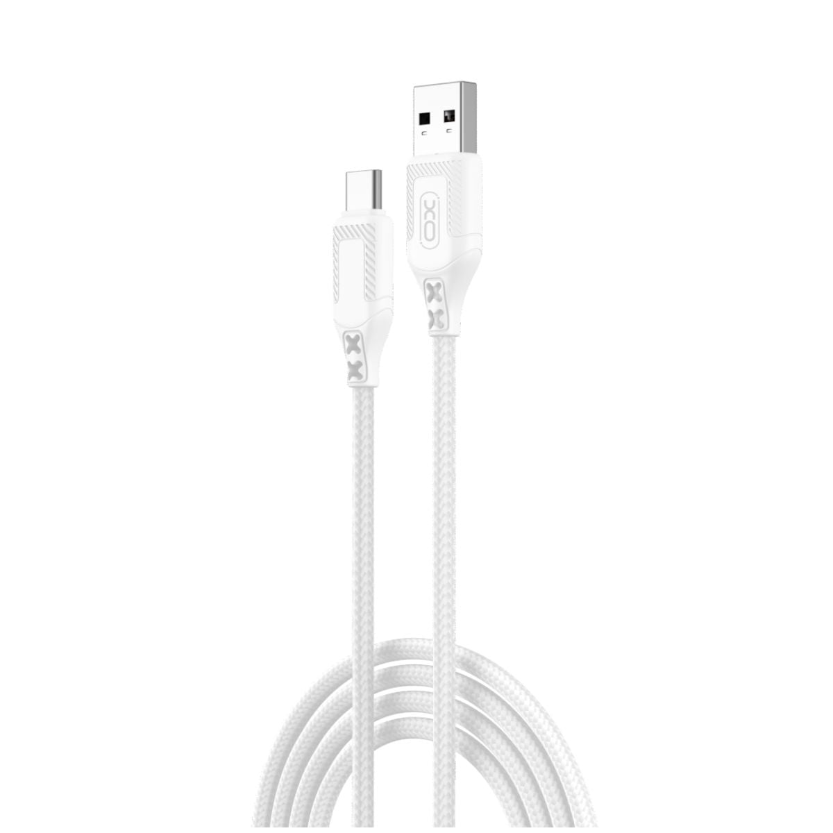 XO Cable USB-A – Type-C, 1m 2.4A, white – NB235