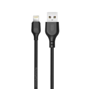 XO Cable USB-A – Lightning, 1m, 2.1A, NB103 black