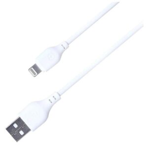 XO Cable USB-A – Lightning, 1m, 2.1A, NB103 white