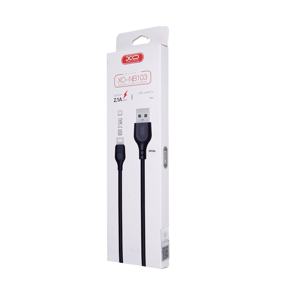 XO Cable USB-A – Lightning, 1m, 2.1A, NB103 white - Image 2