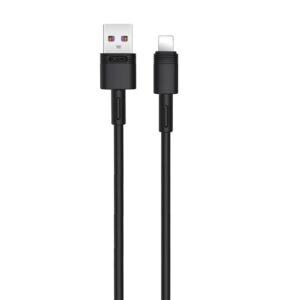 XO Cable USB-A – Lightning, 1m, 5A, NB-Q166 black