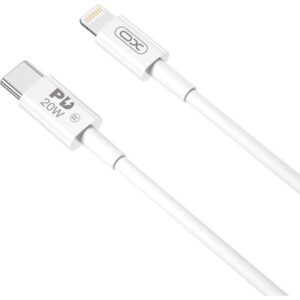 XO Cable Type-C – Lightning, 1m, 20W, NB-Q189Α white