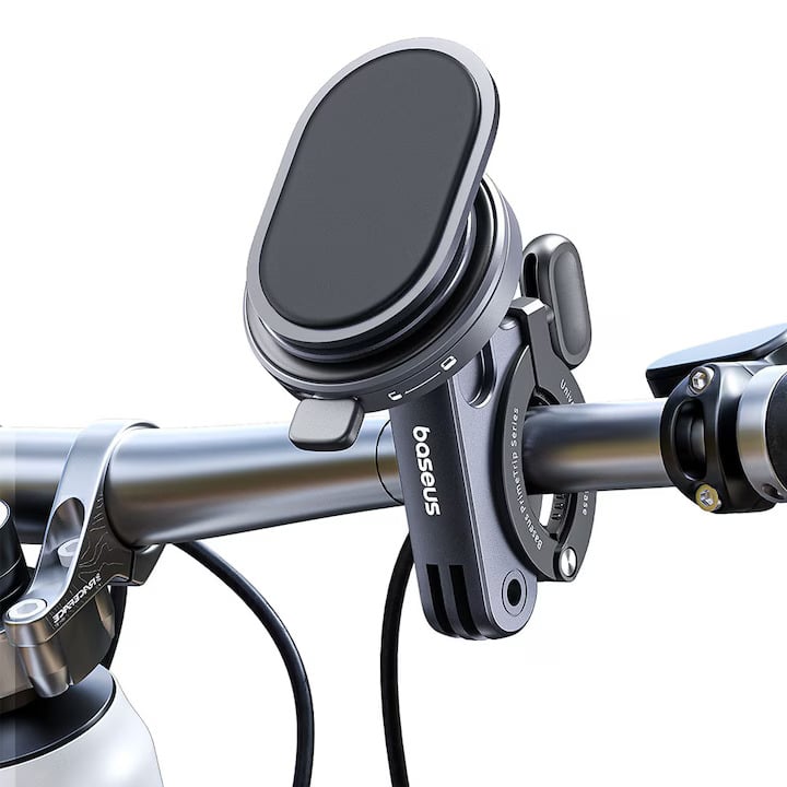 BASEUS Bicycle / Motorcycle Holder, PrimeTrip Bicycle magnetic black – C40569001121-00 - Image 3