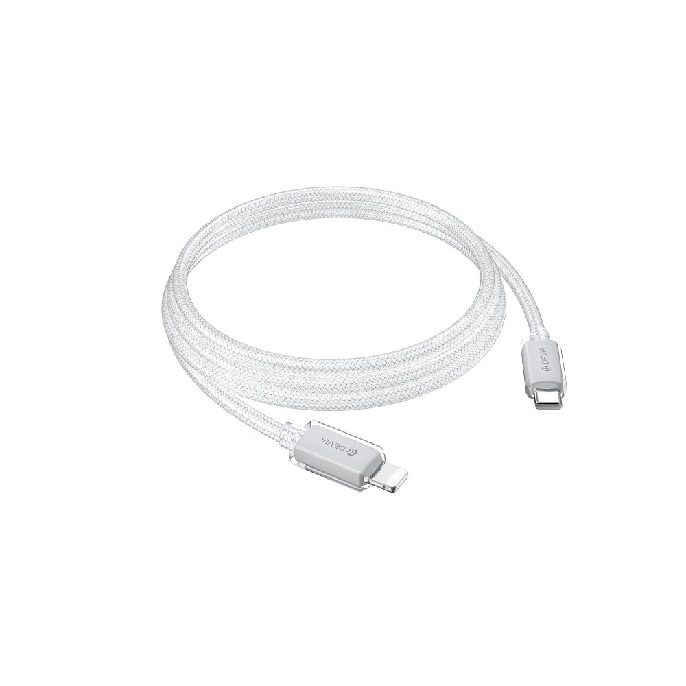 Devia cable Extreme EC654 PD USB-C – Lightning 1,5m 27W 3A white - Image 3
