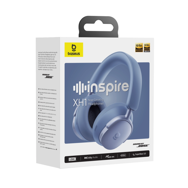 BASEUS Bluetooth HF Inspire XH1 Sound by Bose ANC /twilight blue/ – A0203601 - Image 2