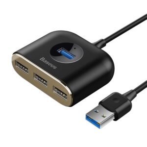BASEUS 4-in-1 Hub από USB-A σε USB3.0, 3xUSB2.0 Μαύρο – CAHUB-AY01