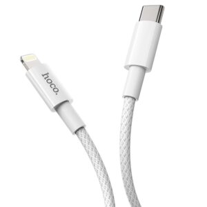 Hoco X56 Καλώδιο USB C σε Lightning PD 3A 20W 1m Λευκό
