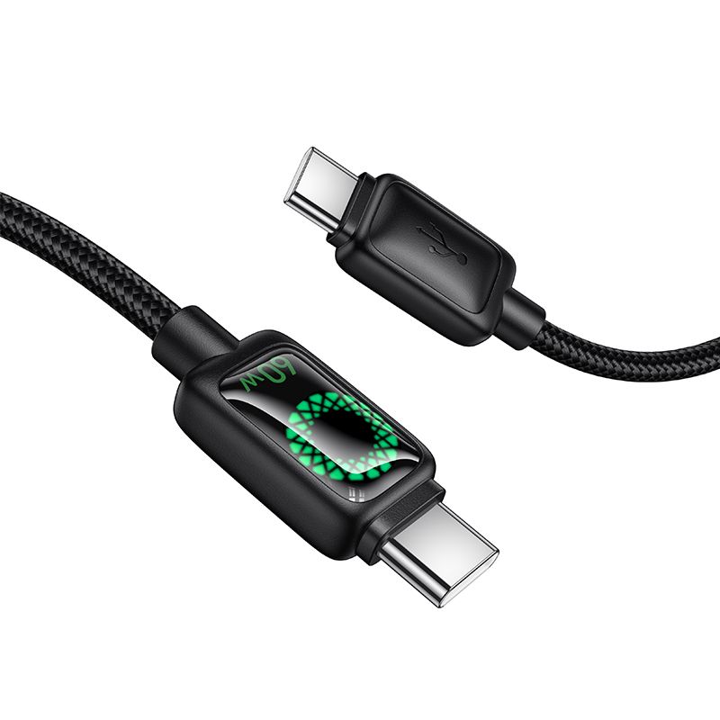 Καλώδιο USB-C σε USB-C Hoco 3A 60W 1,2m U146 μαύρο - Image 6