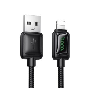 Καλώδιο USB A σε Lightning Hoco 2,4A 1,2 m U146 μαύρο