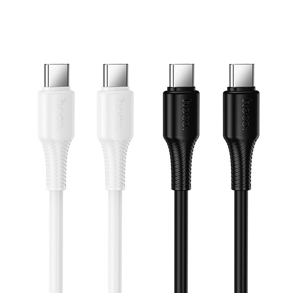 Καλώδιο USB-C to USB-C Hoco 3A 60W 1m X120 λευκό - Image 4