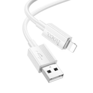 Hoco X107 Καλώδιο USB A σε Lightning 2,4A 1m Λευκό