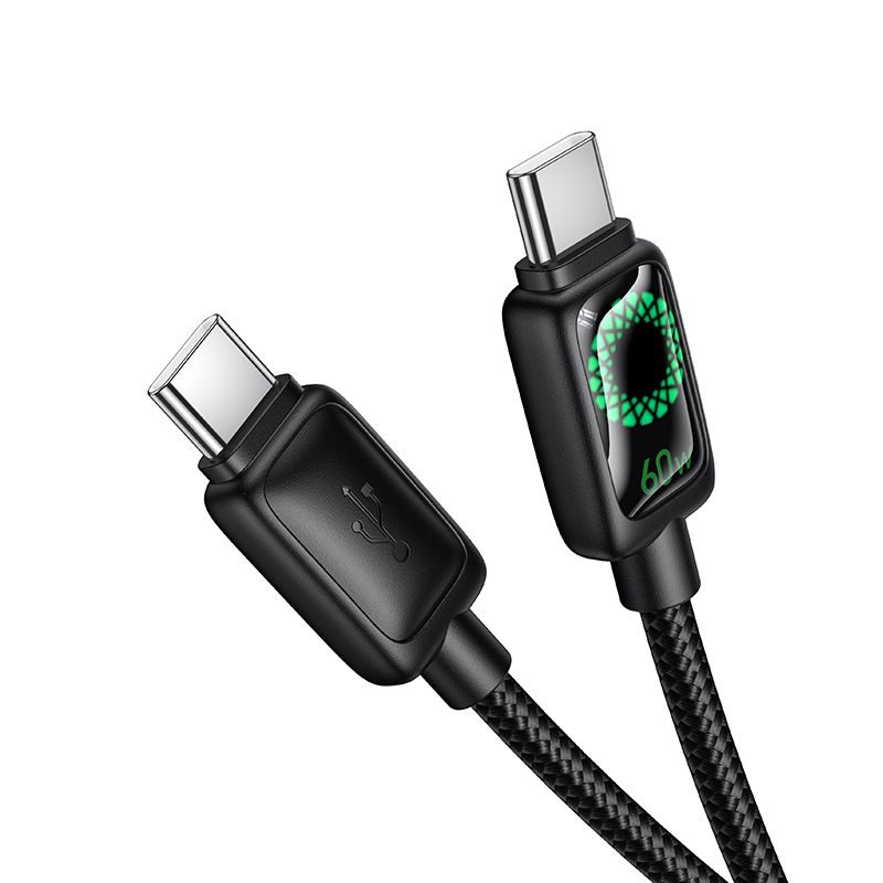 Καλώδιο USB-C σε USB-C Hoco 3A 60W 1,2m U146 μαύρο - Image 3