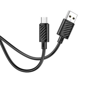 Hoco X88 Καλώδιο USB A σε Micro USB 2,4A 1m Μαύρο