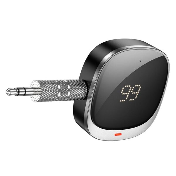 Adapter AUX Bluetooth Jack 3,5 mm Hoco με οθόνη E80 μαύρο - Image 3