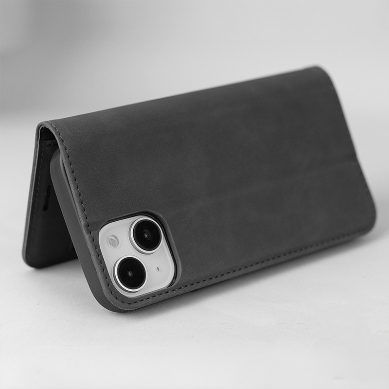 Book Suede case for Samsung Galaxy A27 black - Image 4