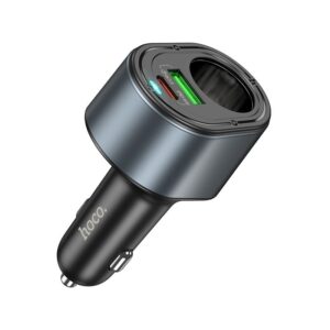 Φορτιστής αυτοκινήτου Hoco USB-A + USB-C + αναπτήρας PD QC3.0 3A 35W Z56 μαύρος