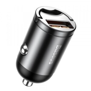 BASEUS 12V 30W, USB-A, Tiny Star Mini, γκρι – VCHX-A0G