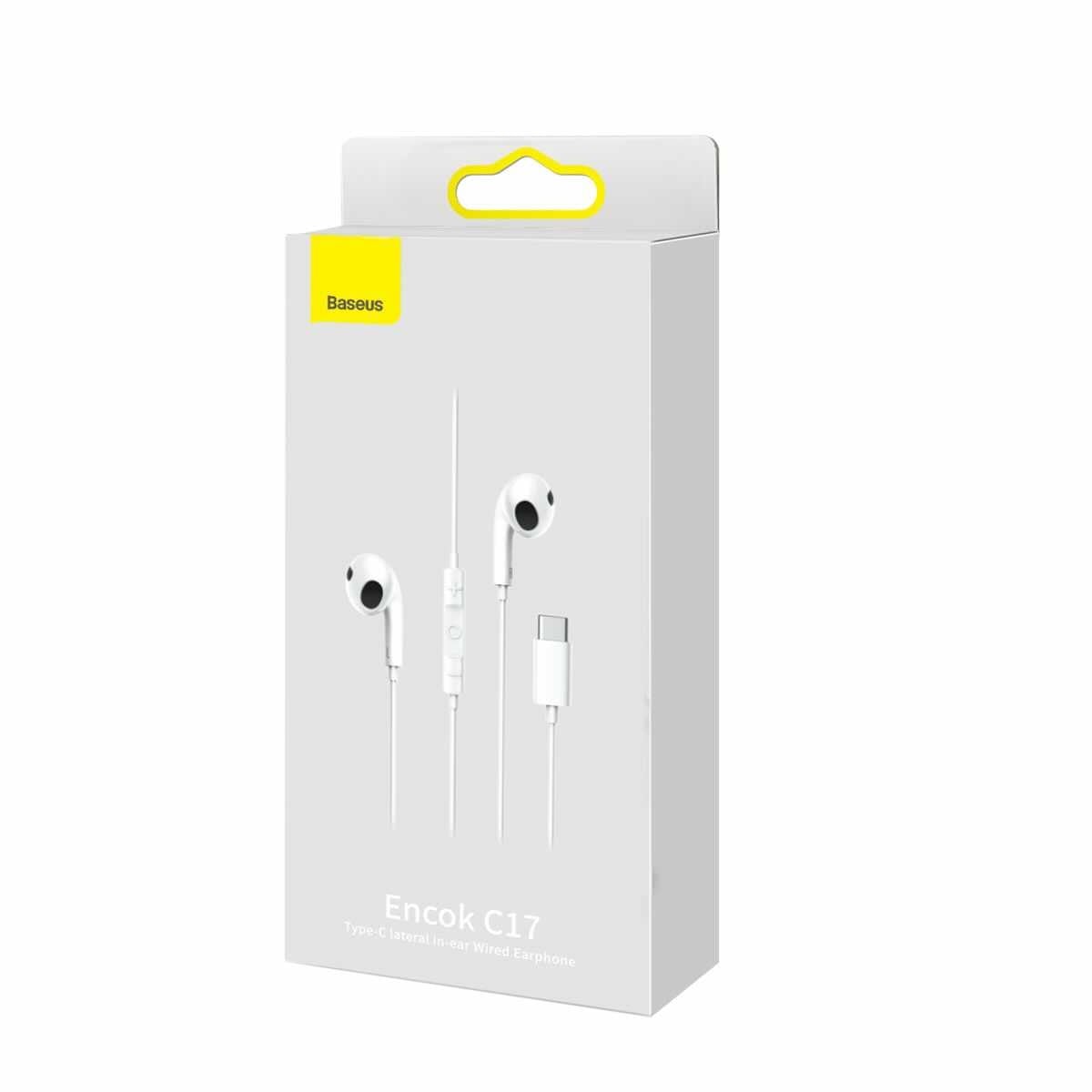 BASEUS HF Type-C, Encok C17 white – NGCR010002 - Image 2