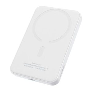 BASEUS Power Bank 5000mAh 20W, Mini Magnetic Λευκό – P10022107223-00