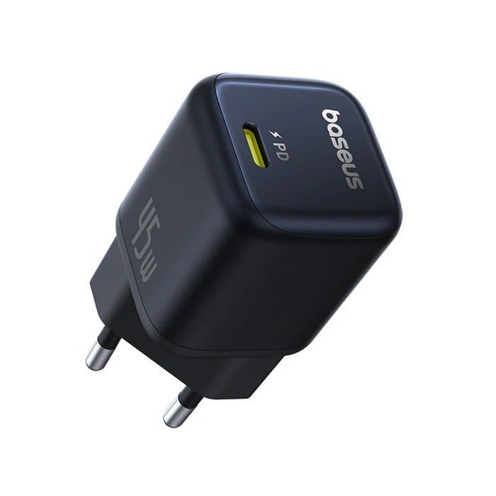 BASEUS 220V 45W, 1x USB-C, PicoGo GaN (cosmic black) – P10176800123-00
