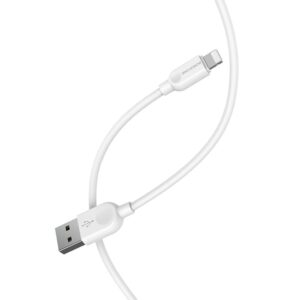 Borofone Cable BX14 LinkJet – USB-A to Lightning – 2,4A 1 μέτρο λευκό