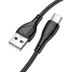 Borofone Cable BX121 Energy – USB to Type C – 3A 1 μέτρο μαύρο