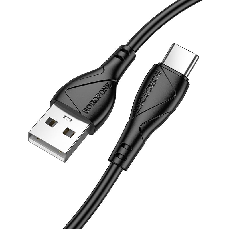 Borofone Cable BX121 Energy – USB to Type C – 3A 1 μέτρο μαύρο