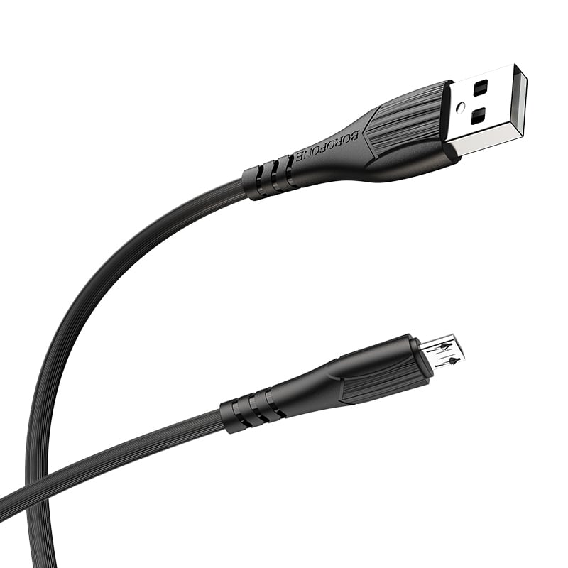 Borofone Cable BX37 Wieldy – USB to Micro USB – 1 μέτρο μαύρο