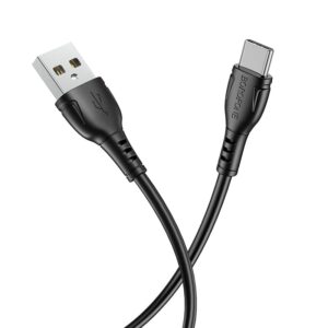 Borofone Cable BX51 Triumph – USB to Type C – 3A 1 μέτρο μαύρο