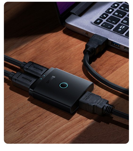 Baseus bidirectional HDMI switch AirJoy 2in1 - Image 10